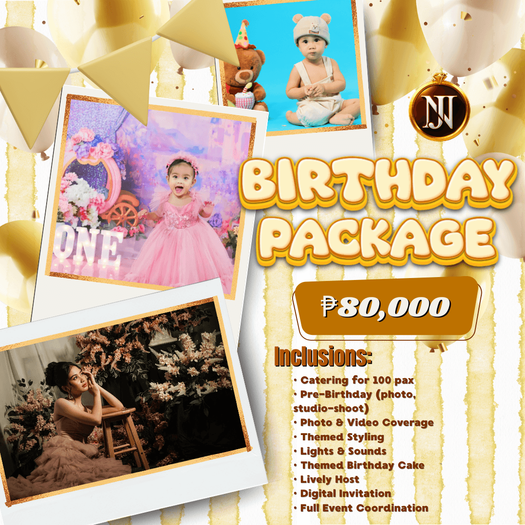 Birthday 80K package brochure